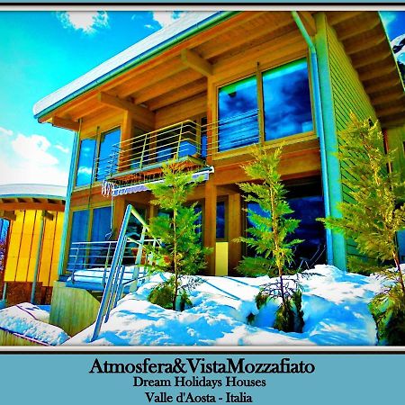 Atmosfera E Vista Mozzafiato Chalets Aosta Exterior foto