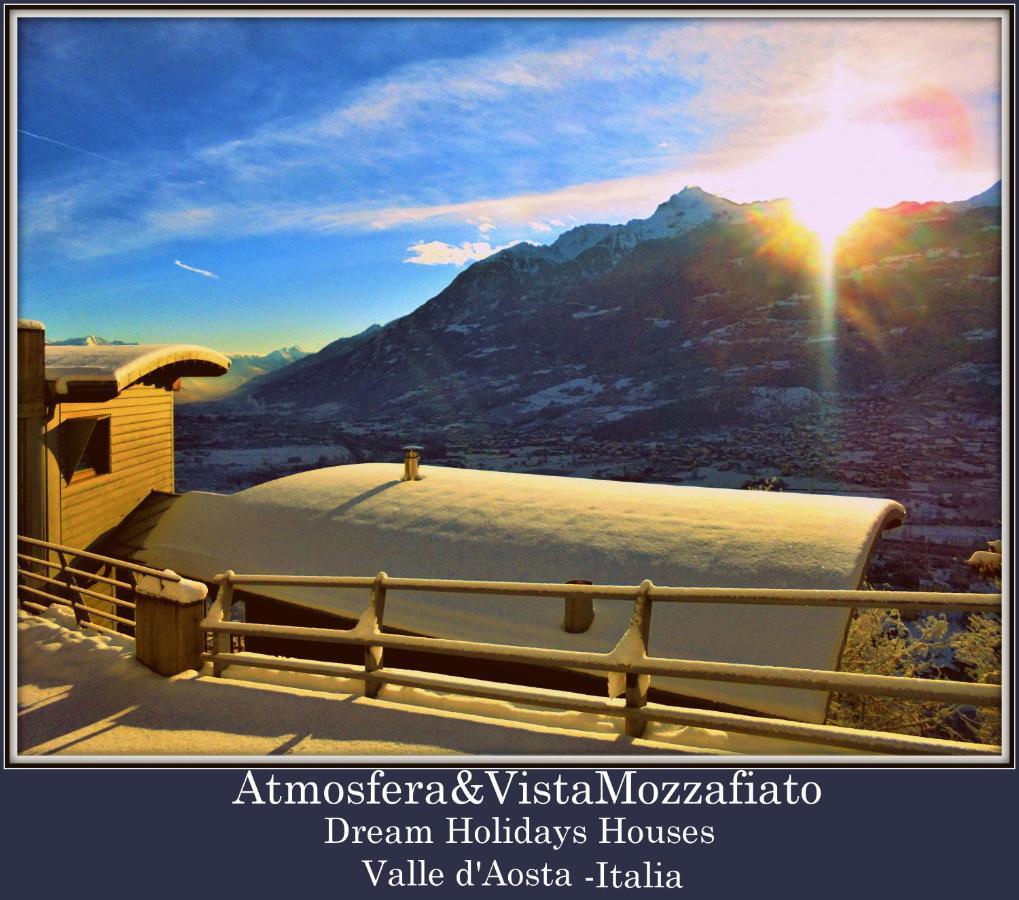 Atmosfera E Vista Mozzafiato Chalets Aosta Exterior foto