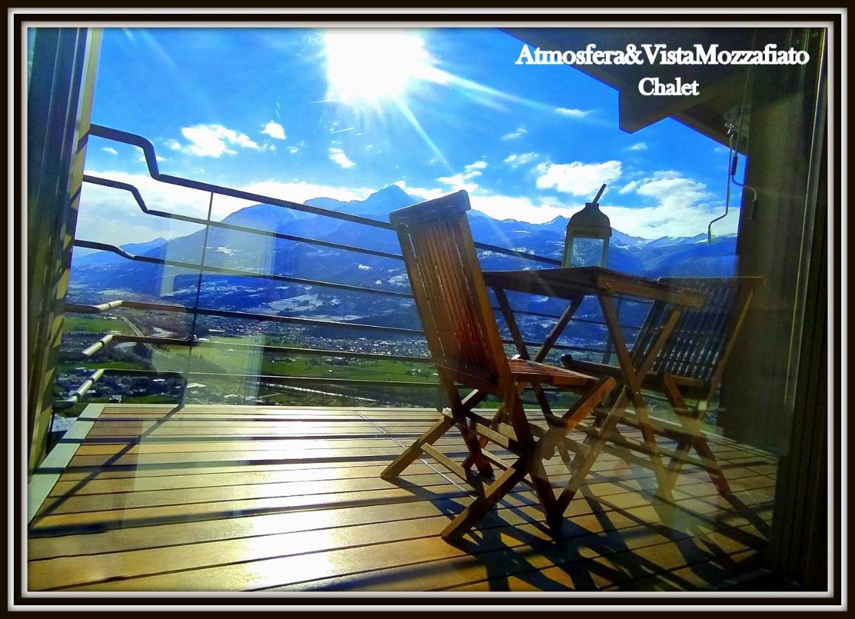 Atmosfera E Vista Mozzafiato Chalets Aosta Exterior foto