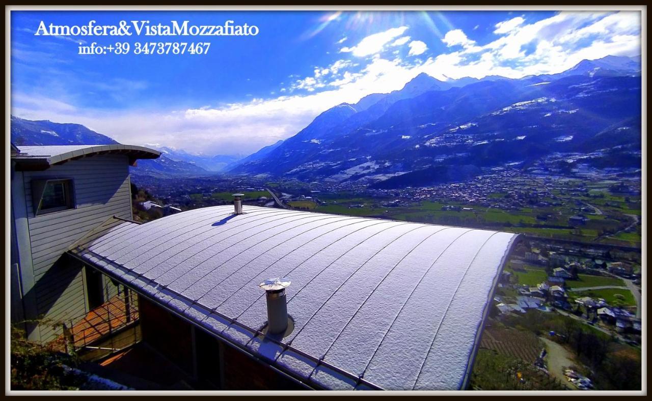 Atmosfera E Vista Mozzafiato Chalets Aosta Exterior foto
