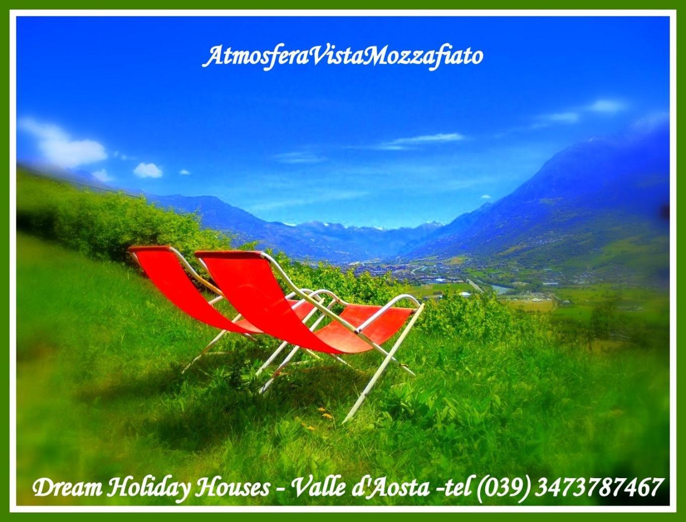 Atmosfera E Vista Mozzafiato Chalets Aosta Exterior foto