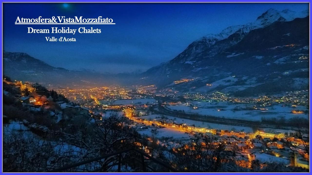 Atmosfera E Vista Mozzafiato Chalets Aosta Exterior foto