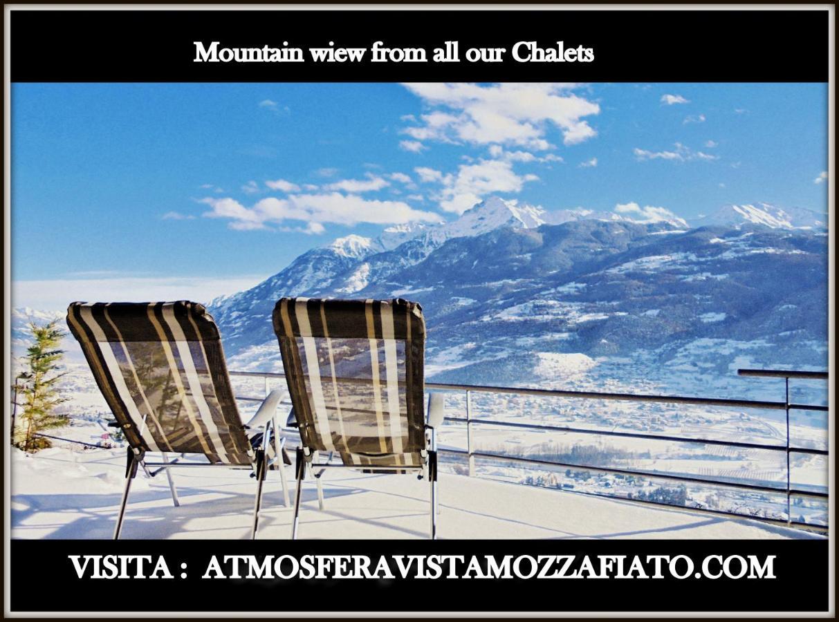 Atmosfera E Vista Mozzafiato Chalets Aosta Exterior foto