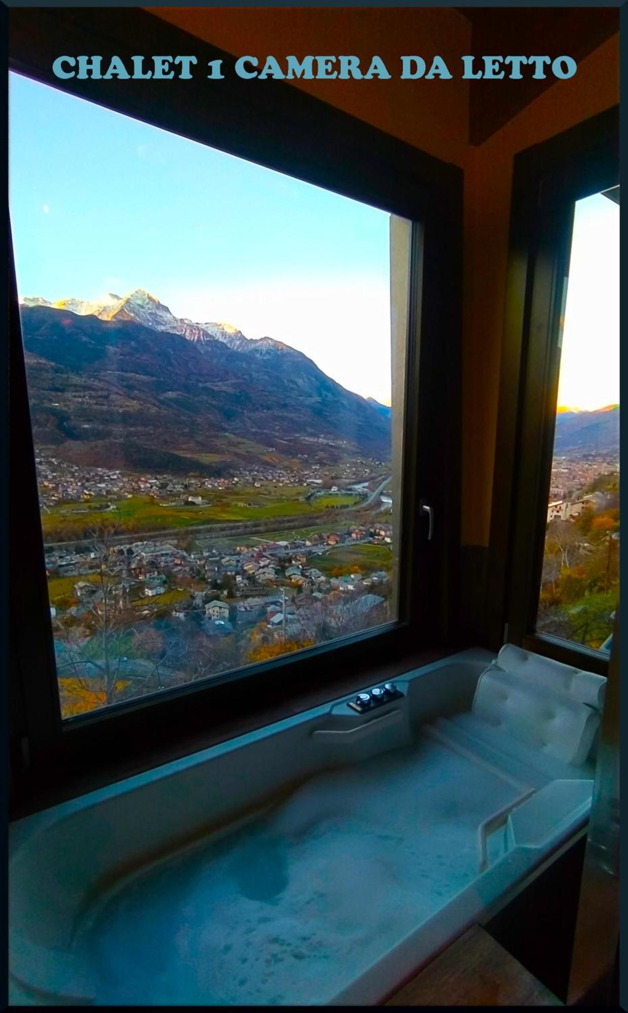 Atmosfera E Vista Mozzafiato Chalets Aosta Exterior foto